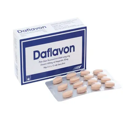 Thuốc Daflavon hộp 60 viên hỗ trợ điều trị bệnh trĩ